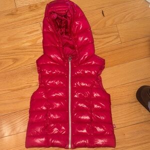 United Colors Of Benetton Red Puffer Vest